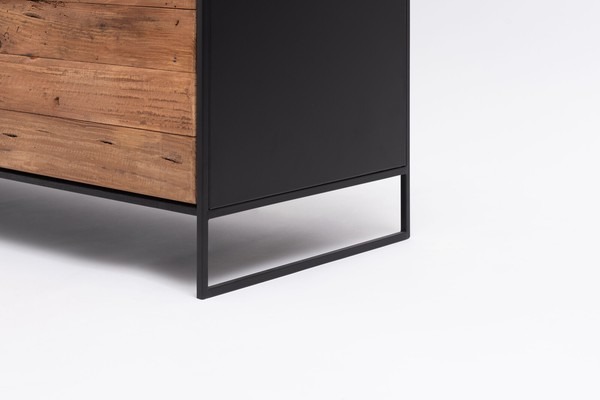 幅145cm テレビ台 ローボード リビングボード 天然木 パイン古材 アンティーク - 画像 (6)