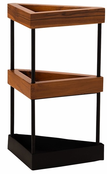 【4点セット】傘立て 傘たて 天然木 アンブレララック アンブレラスタンド スリムかさたて コーナー ビンテージ - 画像 (8)