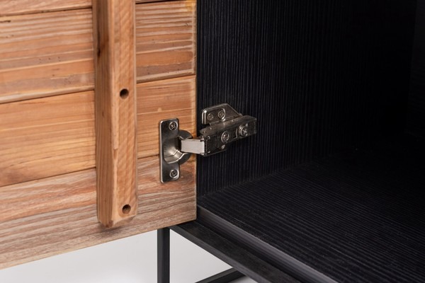 幅145cm テレビ台 ローボード リビングボード 天然木 パイン古材 アンティーク - 画像 (15)