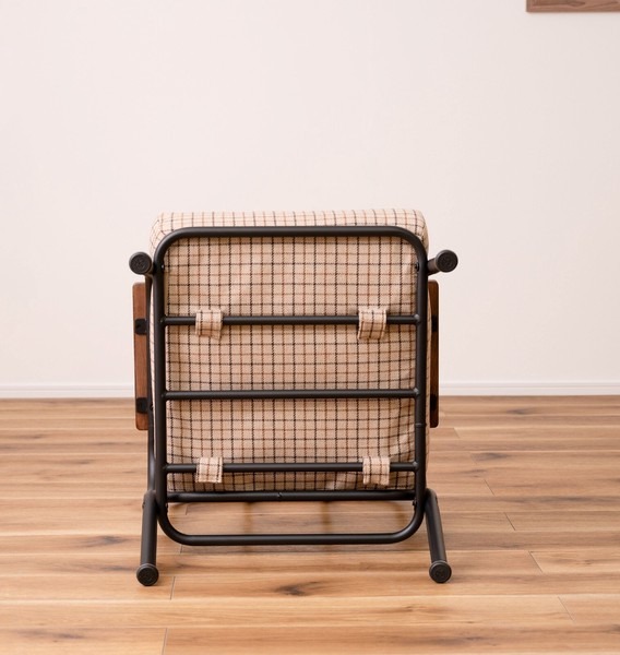 ソファ ソファー 1人掛け 2人掛け おしゃれ 木肘 アーム付き 肘付き コンパクト チェック柄 - 画像 (18)