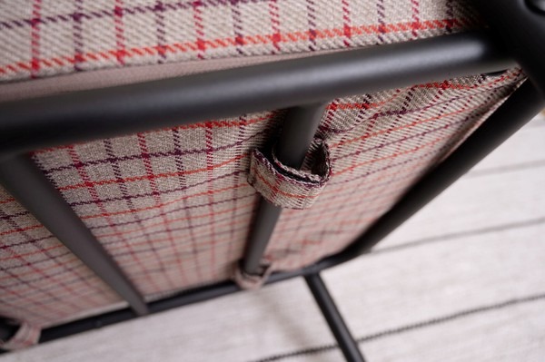 ソファ ソファー 1人掛け 2人掛け おしゃれ 木肘 アーム付き 肘付き コンパクト チェック柄 - 画像 (19)