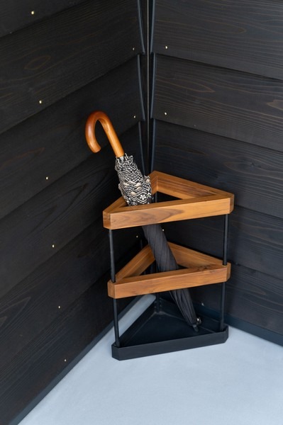 【4点セット】傘立て 傘たて 天然木 アンブレララック アンブレラスタンド スリムかさたて コーナー ビンテージ - 画像 (28)